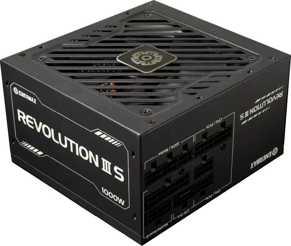 „Enermax Revolution3 80+ Platinum“ 1000 W maitinimo šaltinis, ATX, 3.1, korpusas