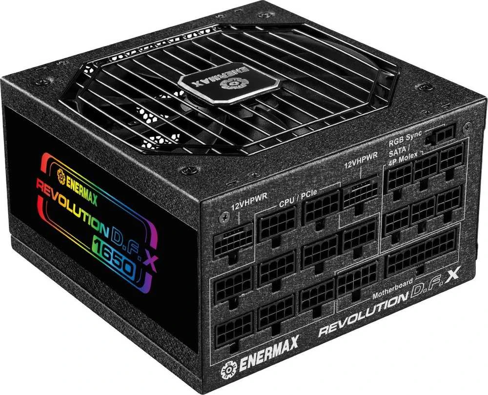 1650W Enermax Revolution D.F.X ERT1650EWT 80+ Gold Kabelmanagement
