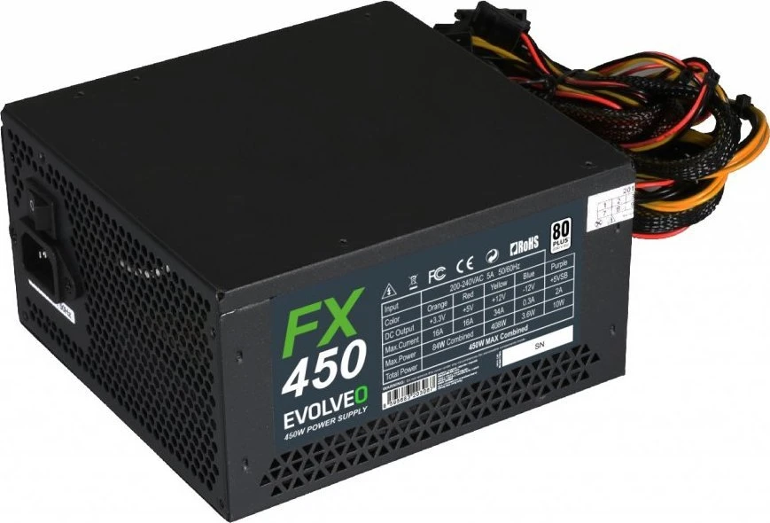 Maitinimo šaltinis Evolveo FX 450W (CZEFX450)