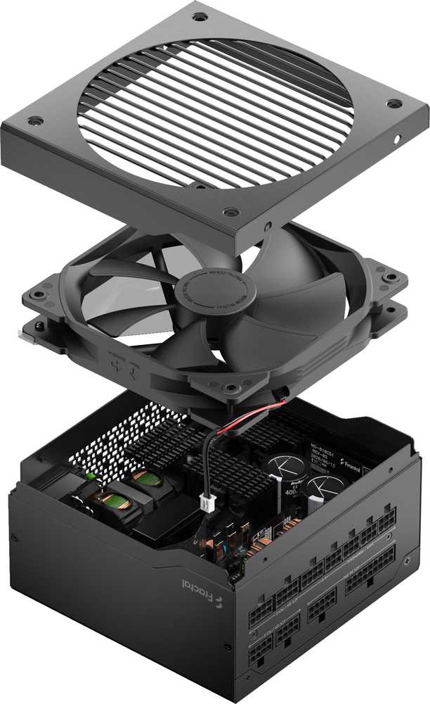 Fractal Design Fraktalų dizainas | Visiškai modulinis PSU | ION Gold 850W | 850 W