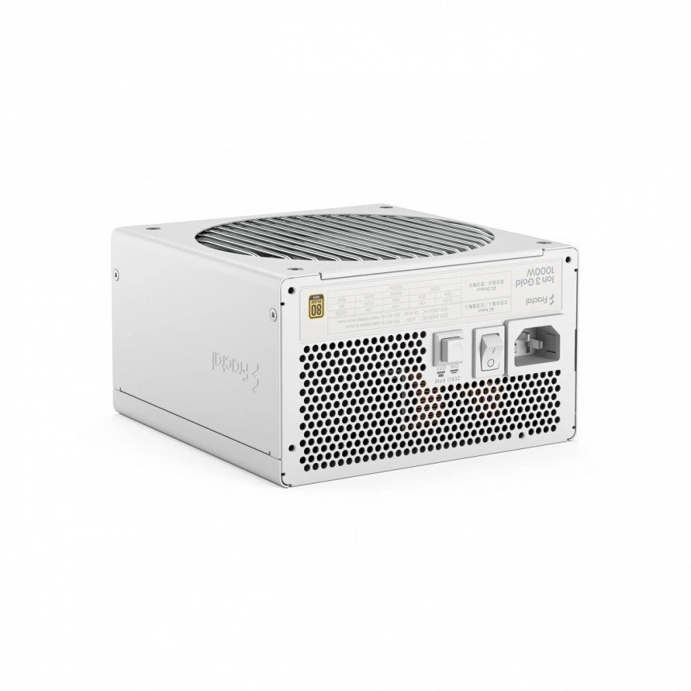 Fractal Design ION auksinis 3 1000W Baltas, kompiuterio maitinimo šaltinis - baltas, 1000 vatų