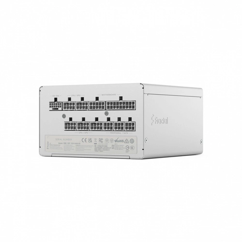 Fractal Design ION auksinis 3 1000W Baltas, kompiuterio maitinimo šaltinis - baltas, 1000 vatų