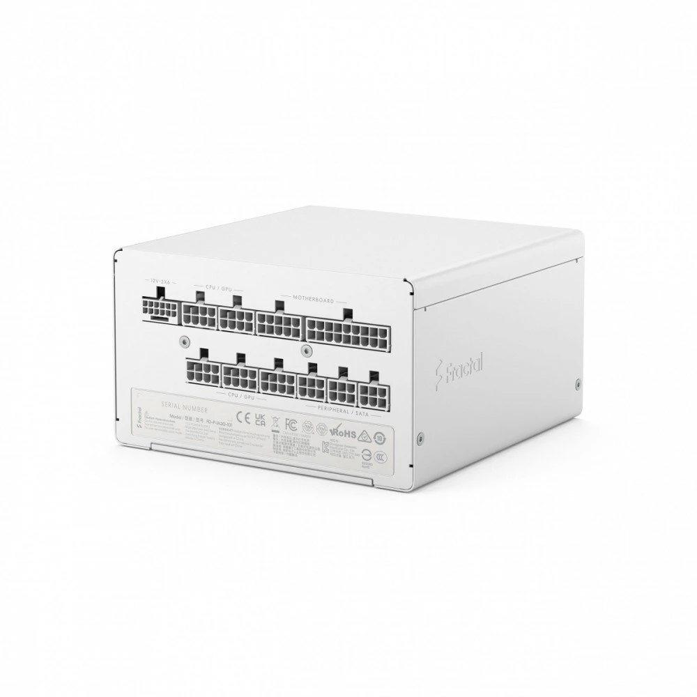 Fractal Design ION auksinis 3 1000W Baltas, kompiuterio maitinimo šaltinis - baltas, 1000 vatų