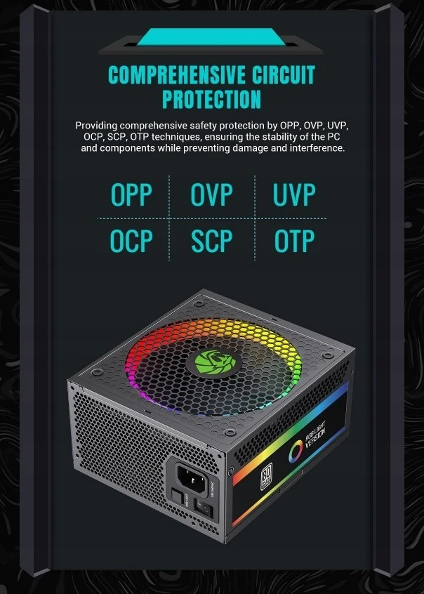Gamemax PSU | RGB PRO 1300P | 1300 W | Platinum | Full Modular