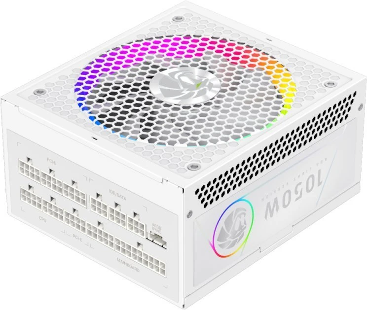 „Gamemax“ maitinimo blokas | RGB 1050G WH | 1050 W | Auksinis | Baltas | Pilnai modulinis