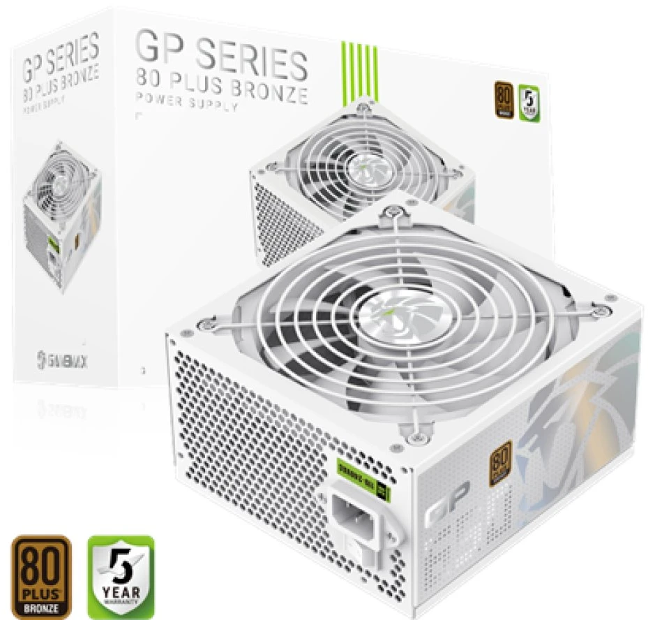 Gamemax PSU | GP 650B WH | 650 W | Bronze | Baltas | Non-Modular