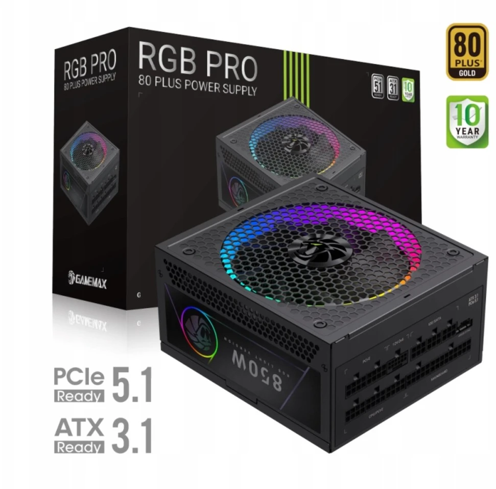 Gamemax PSU | GS 750G | 750 W | SFX | Full Modular
