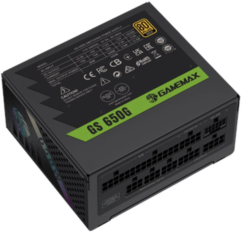Gamemax PSU | GS 650G | 650 W | SFX | Full Modular