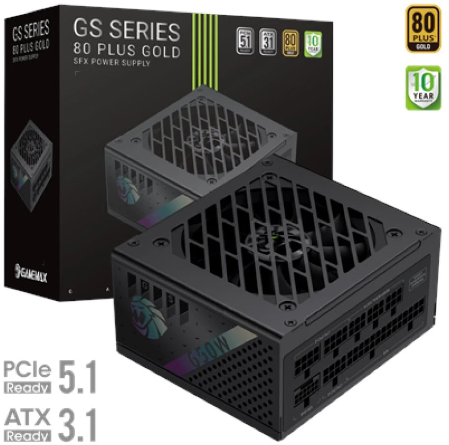 Gamemax PSU | GS 650G | 650 W | SFX | Full Modular