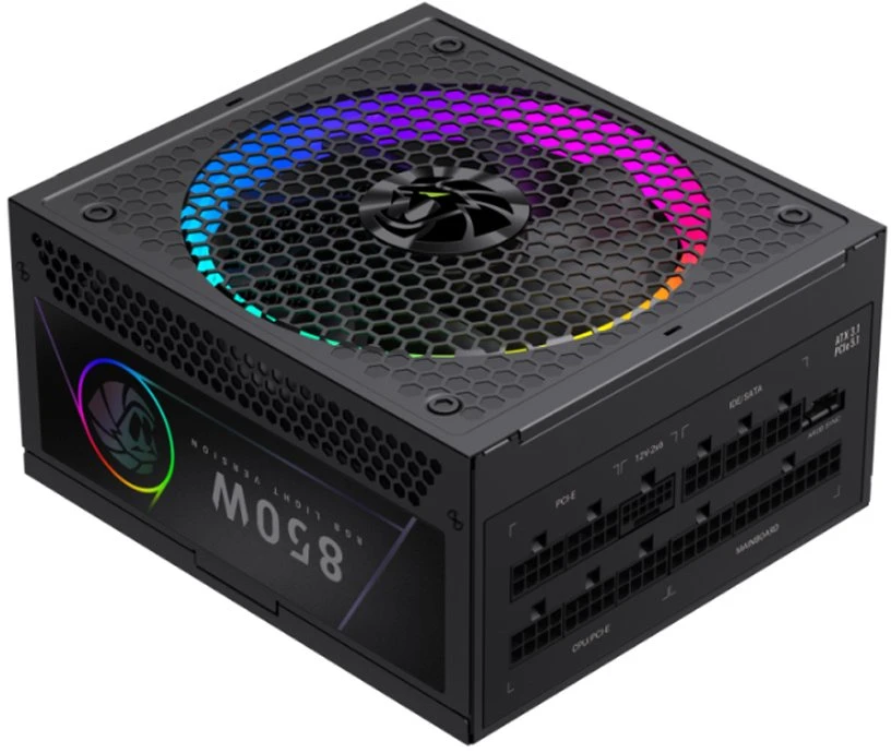 „Gamemax“ maitinimo blokas | RGB PRO 850G | 850 W | Auksinis | Pilnai modulinis