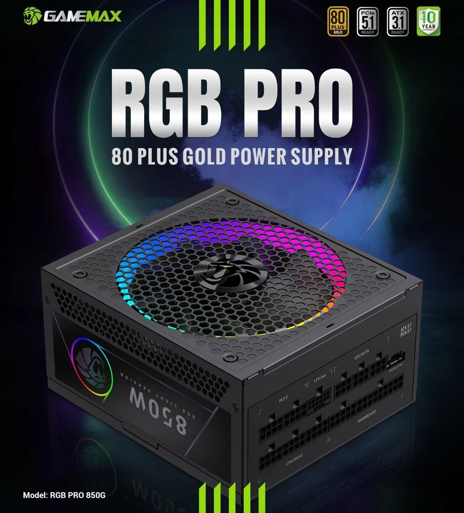 Gamemax PSU | GS 750G | 750 W | SFX | Full Modular