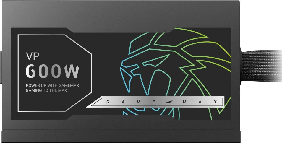 Gamemax PSU | VP 600S | 600 W | Bronze | Non-Modular