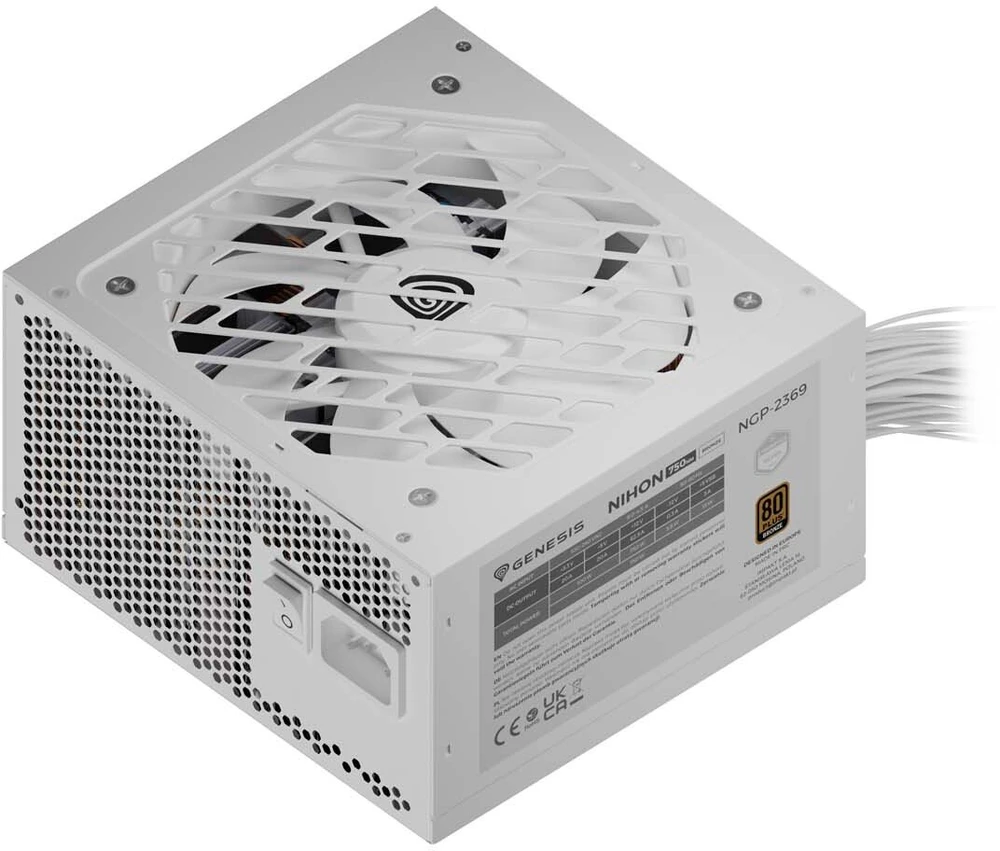 GENESIS Nihon 750NM maitinimo blokas 750 W 20+4 kontaktų ATX ATX Juodas