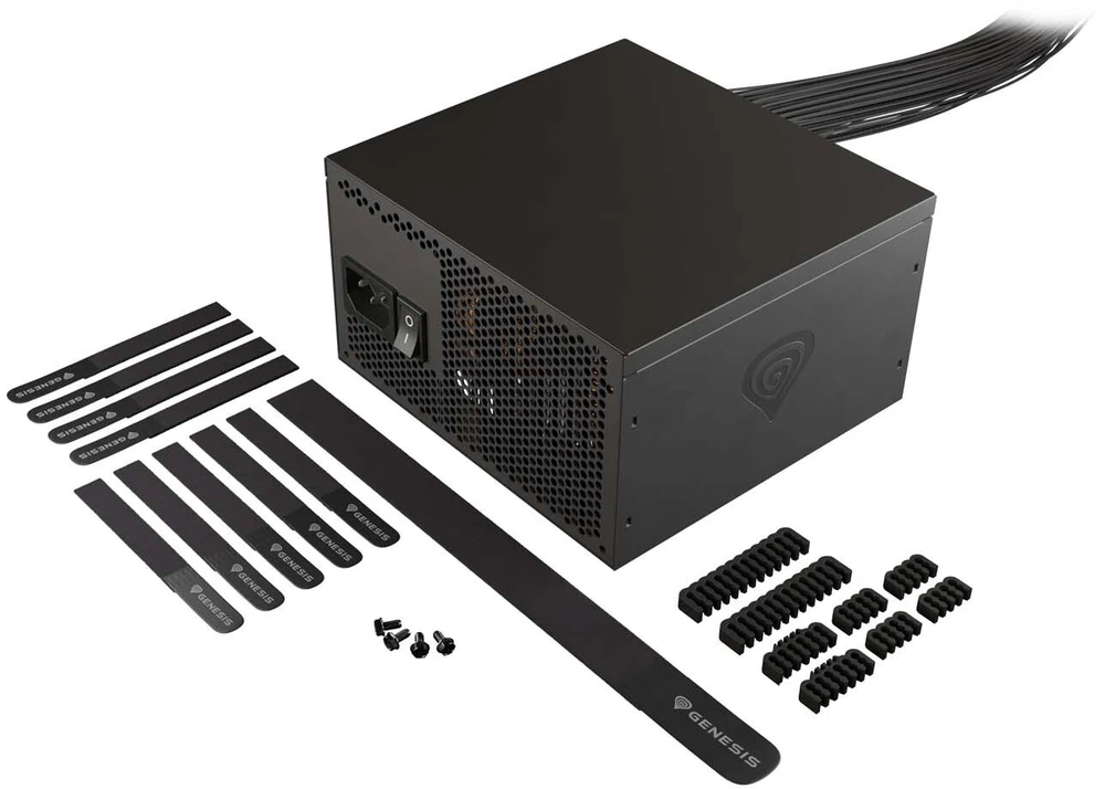 GENESIS Nihon 750NM maitinimo blokas 750 W 20+4 kontaktų ATX ATX Juodas