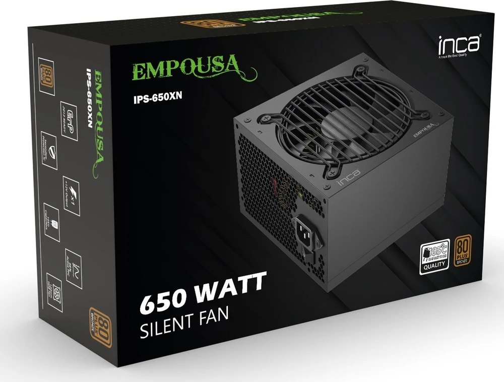 Maitinimo šaltinis Inca IPS-650XN 650 W