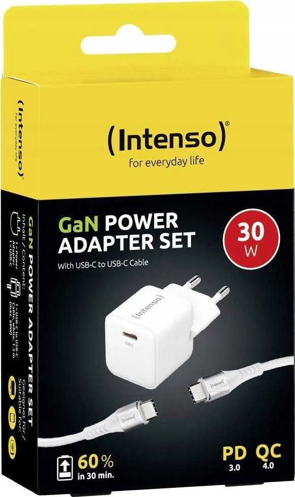 Intenso USB-C įkroviklio rinkinio pakuotė