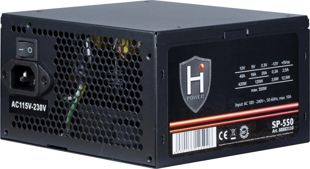 550 W Inter-Tech HIPOWER SP-550