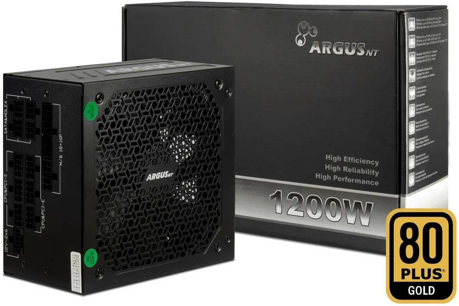 1200W Inter Tech ArgusNT HA-1200BA4 ATX 3.1 80 PLUS Gold