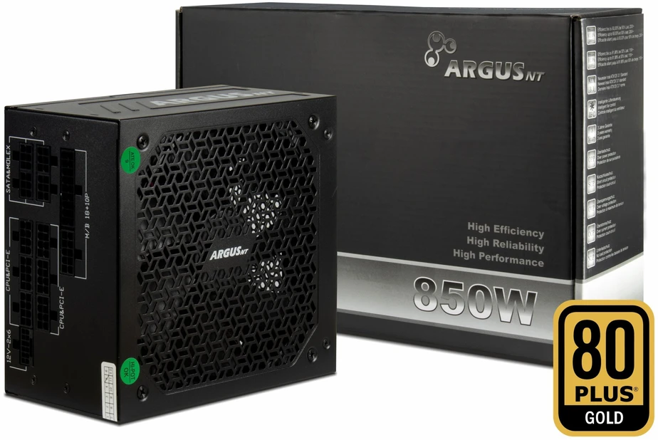 850W Inter Tech ArgusNT HA-850BA4 ATX 3.1 80 PLUS Gold