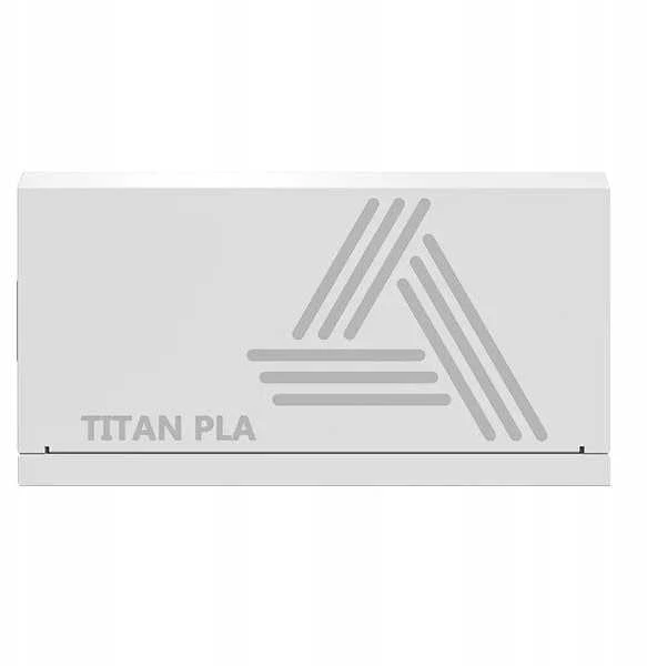 Montech Titan PLA 1000W – 80 PLUS & Cybenetics Platinum PSU, modular, PCIe 5.1 – 1000 Watt, baltos spalvos