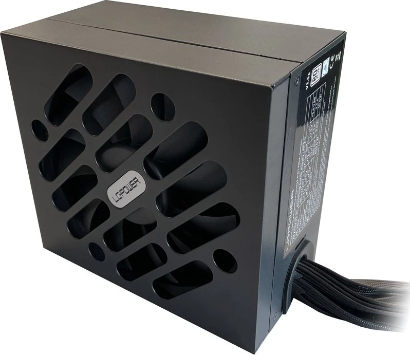 LCP LC-Power LC600SI V2.31 maitinimo blokas 600 W 20+4 pin ATX ATX Juoda