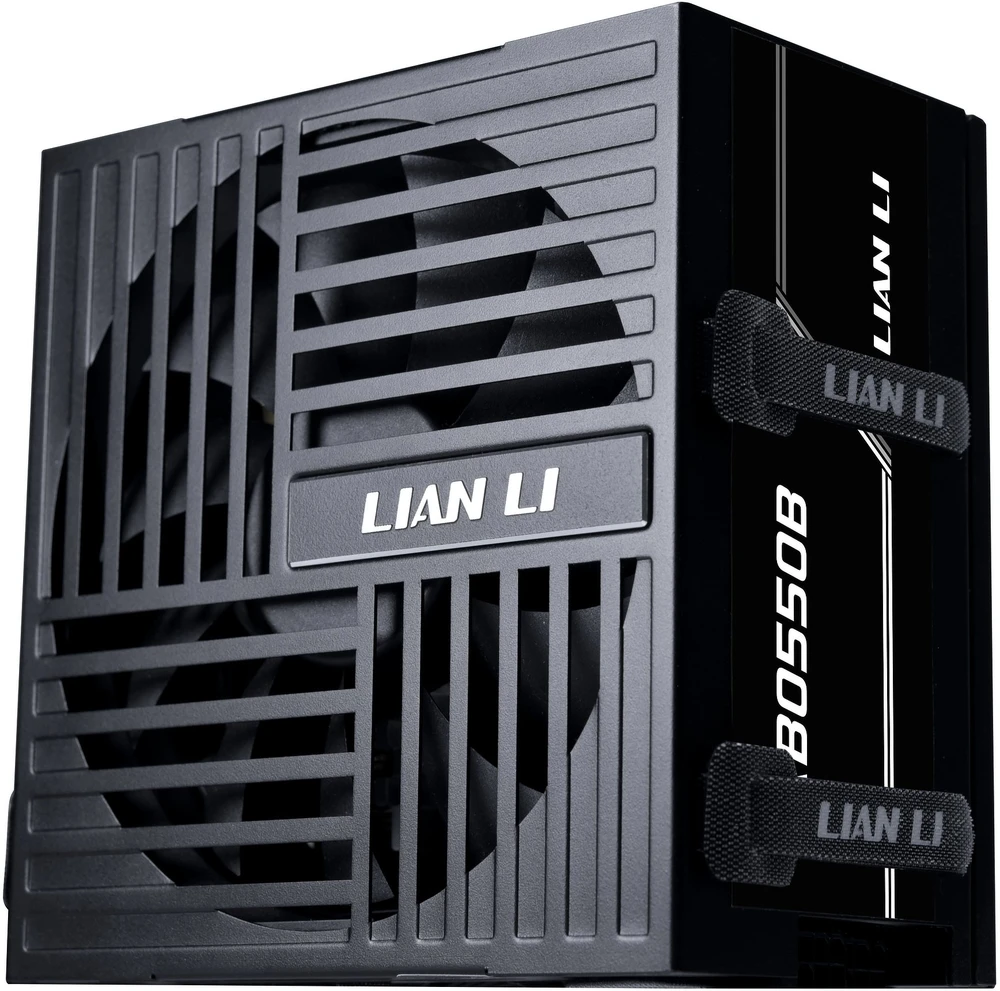 Lian Li RB serijos 80 PLUS Bronze maitinimo šaltinis, pusiau modulinis, PCIe 5.1, ATX 3.1 × 650 vatų, juodas