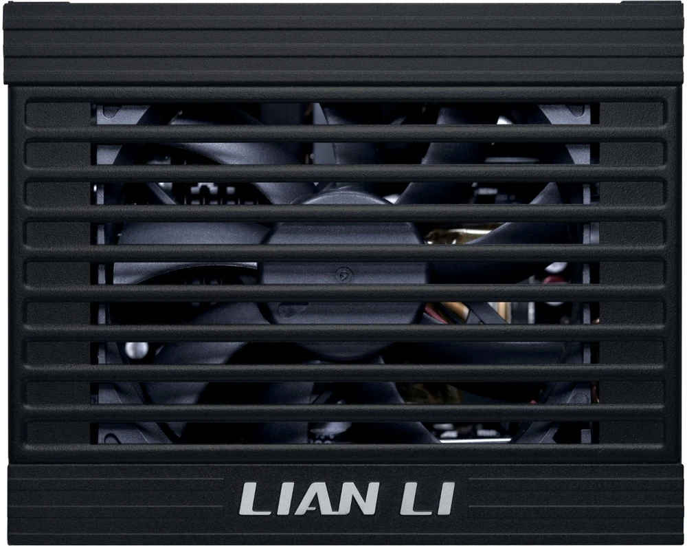 Lian Li SP serijos Platinum 80 PLUS Platinum maitinimo šaltinis, SFX, pilnai modulinis, PCIe 5.1, ATX 3.1 × 850 vatų, juodas