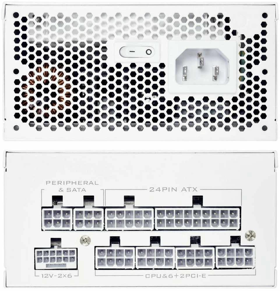 Lian Li SP850 V2 Gold maitinimo šaltinis, modulinis, ATX 3.1 "850 W", baltas