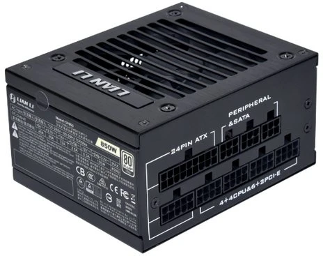 Lian Li SP850 V2 Gold maitinimo šaltinis, modulinis, ATX 3.1 "850 W", juodas