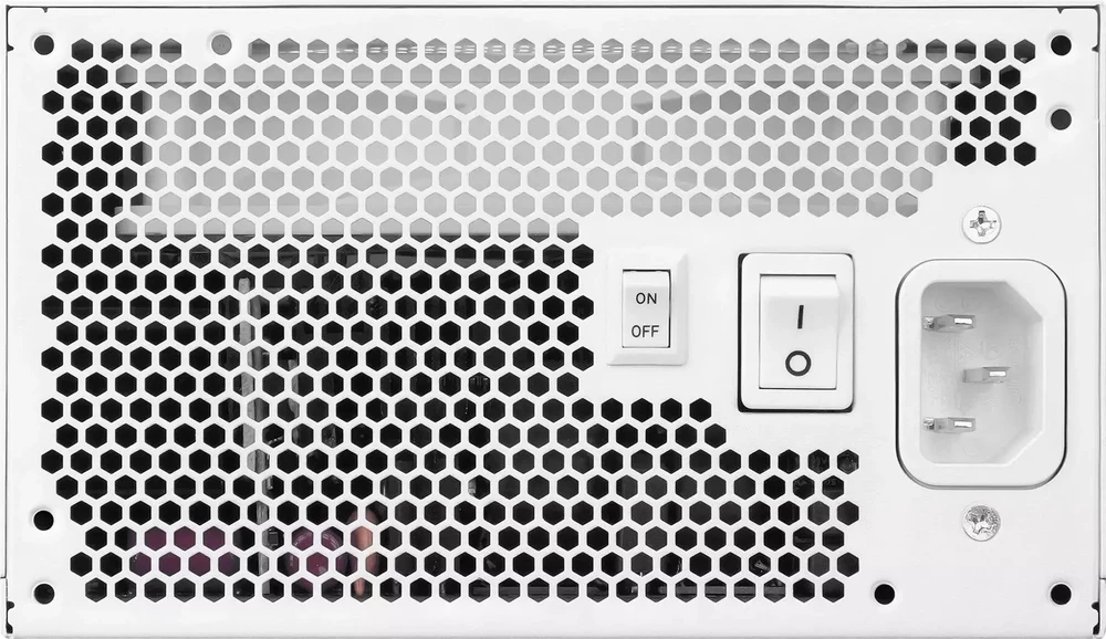 Lian Li SX serijos 80 PLUS Platinum maitinimo šaltinis, pilnai modulinis, PCIe 5.1, ATX 3.1 × 850 vatų, baltas