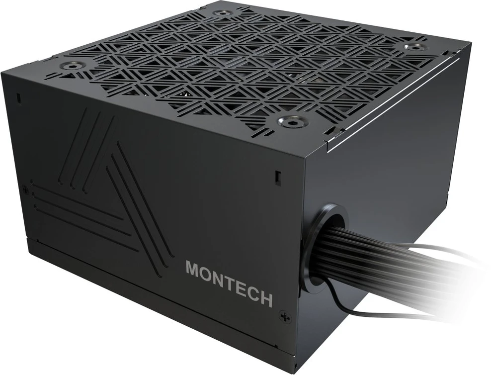 „Montech BETA 2 80 PLUS Bronze“ maitinimo šaltinis, ATX 3.1 × 550 vatų, juodas