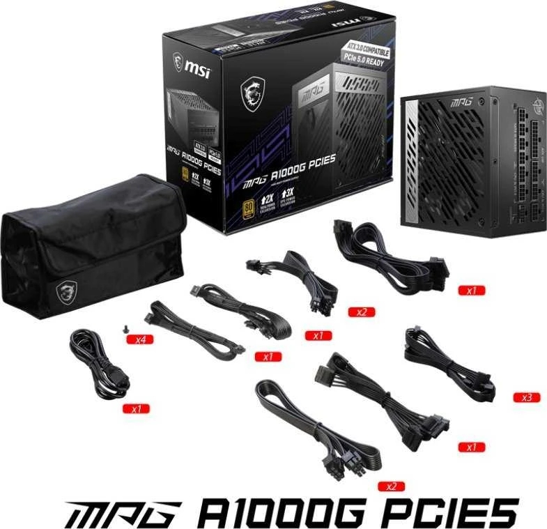 Maitinimo blokas MSI MPG A1000G PCIe5