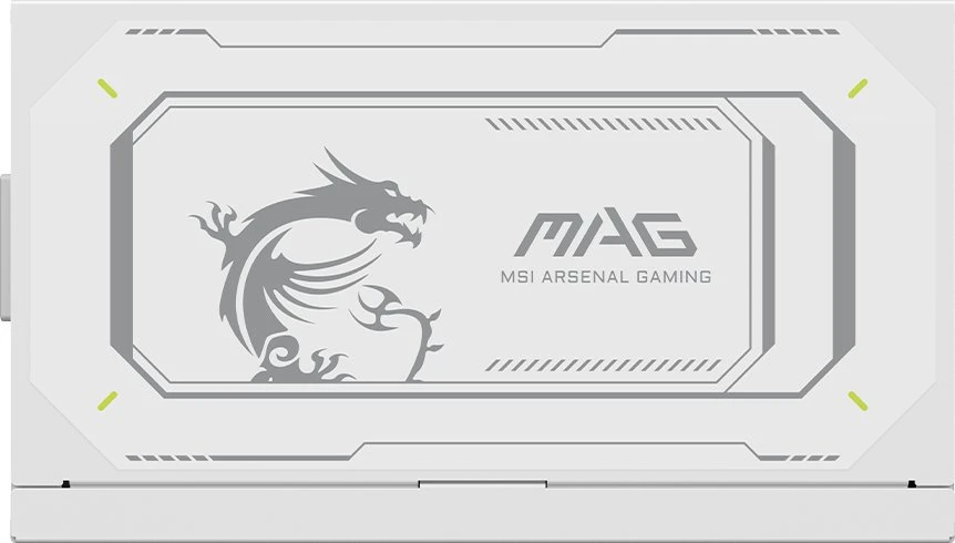 MSI MAG A1000GL PCIE5 Baltas maitinimo blokas 1000 W 24-pin ATX ATX Balta