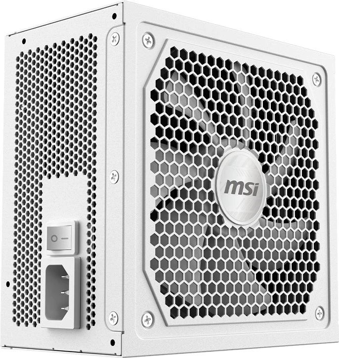 MSI MAG A1000GL PCIE5 Baltas maitinimo blokas 1000 W 24-pin ATX ATX Balta