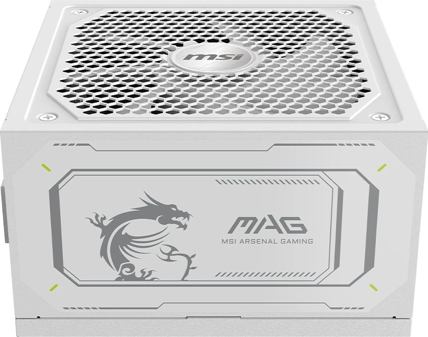 MSI MAG A1000GL PCIE5 Baltas maitinimo blokas 1000 W 24-pin ATX ATX Balta