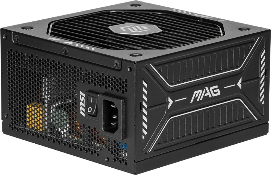 MSI MAG A650GLS PCIE5 maitinimo blokas 650 W 24-pin ATX ATX Juoda