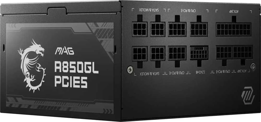 Maitinimo Blokas MSI MAG A850GL PCIE5/ATX 3.0 Compatible/PCIe 5.0 Ready/80 PLUS Gold/850W