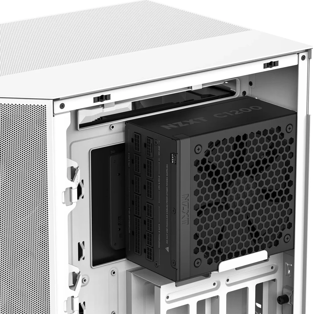 NZXT C1200 V2 1200W 80+ Gold ATX 3.1 juoda