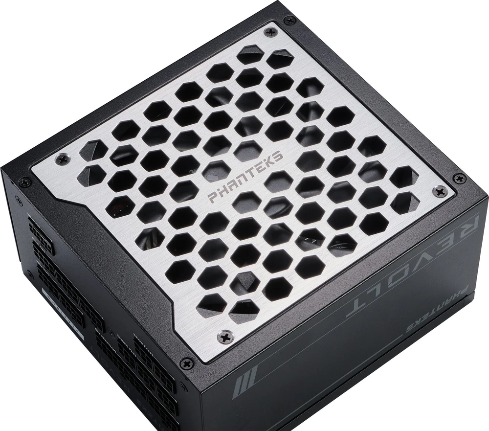 Phanteks Revolt 1000W Platinum, ATX 3.0, PCIe 5.0, fully modular – 1000 Watt, juodas
