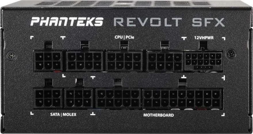 PHANTEKS Revolt SFX 80 PLUS Platinum maitinimo šaltinis, modulinis, ATX 3.0 × 850 vatų