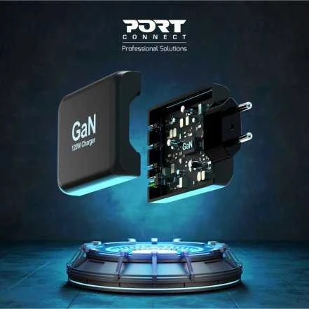 „Port Designs PORT Dizainas“ 120 W nešiojamas įkroviklis USB-C