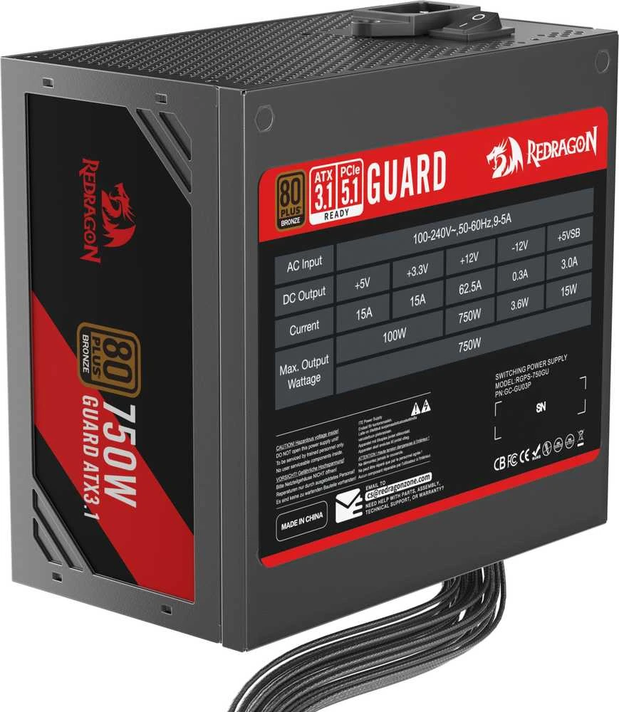 Redragon Apsauga GC-GU03P 750W