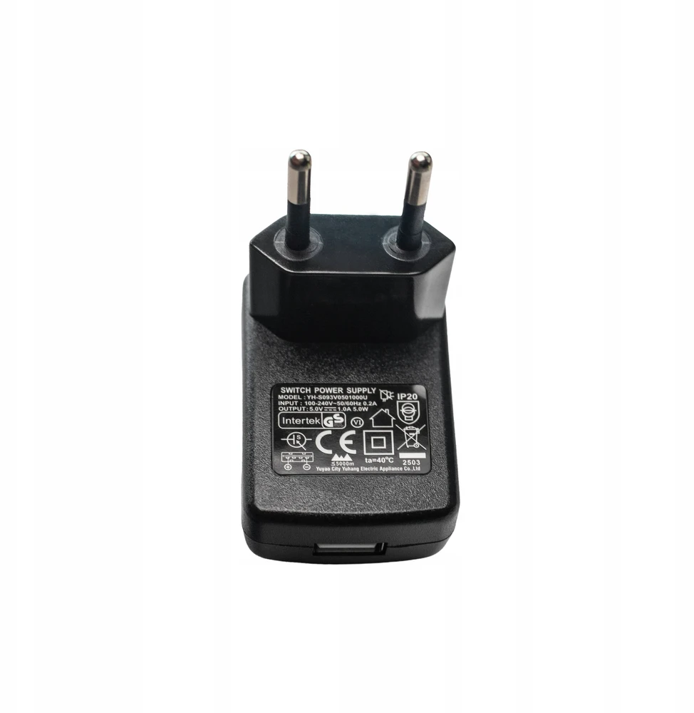 Maitinimo šaltinis Ronic Zyle Įkroviklis SIECIOWA UNIWERSALNA USB WTYCZKA DO MŁYNKÓW WEBBER 5V 1A