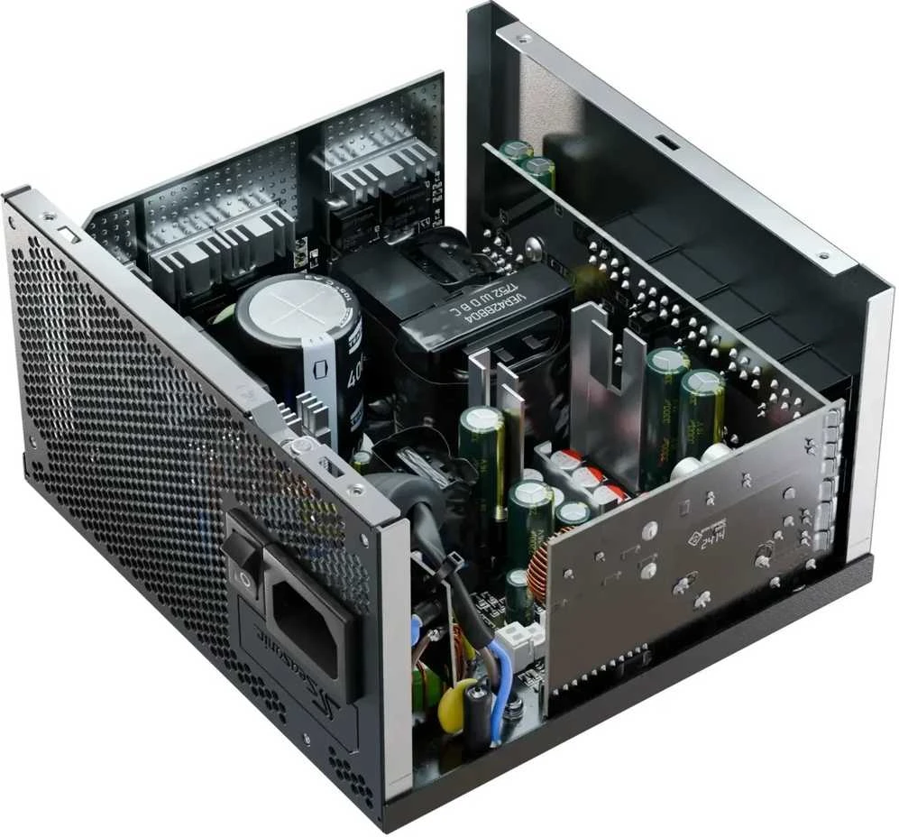 Seasonic Core GX 80 PLUS Gold PSU, modular, ATX 3.1, PCIe 5.1 – 650 Watt, juodos spalvos