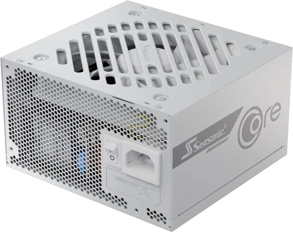 750W „Seasonic Core GX-750-V2-Baltas“ kabelių valdymas
