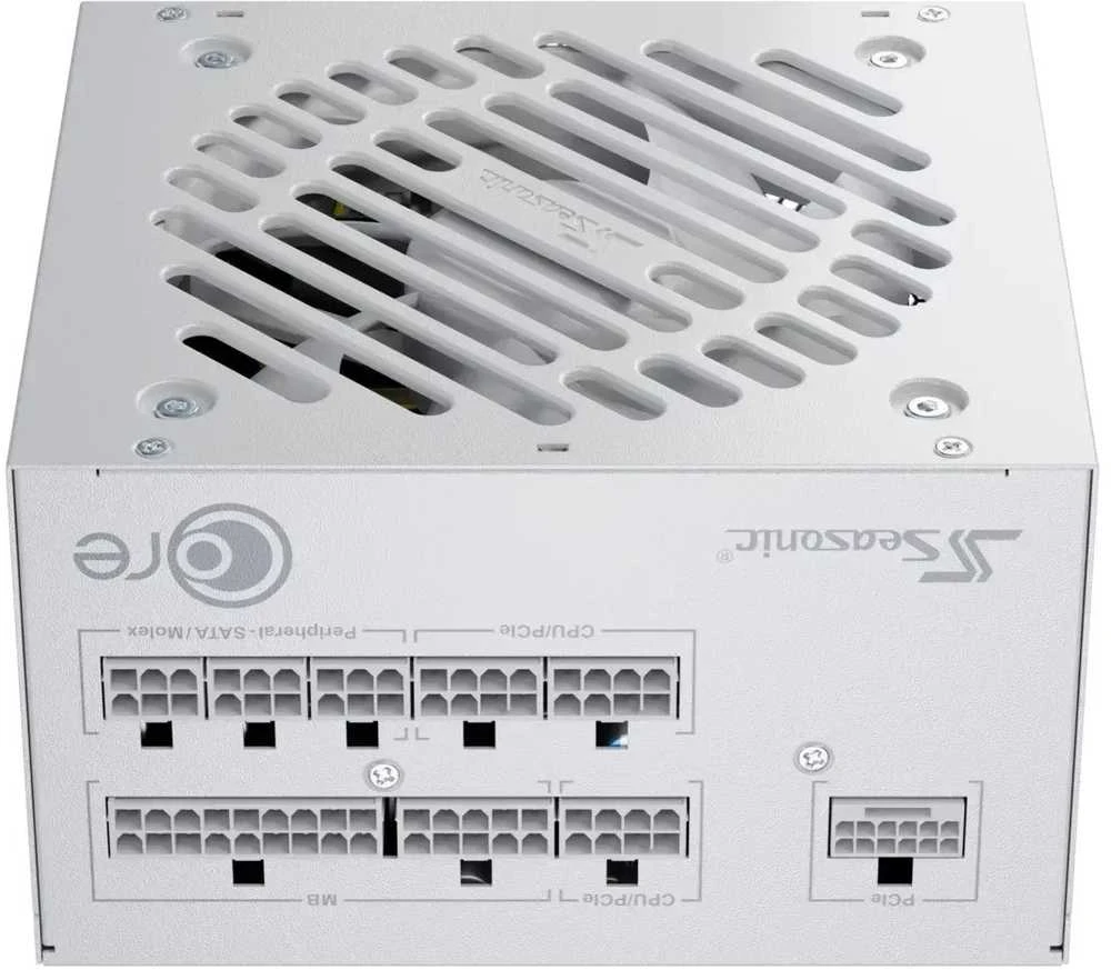 850W „Seasonic Core GX-850-V2-Baltas“ kabelių valdymas