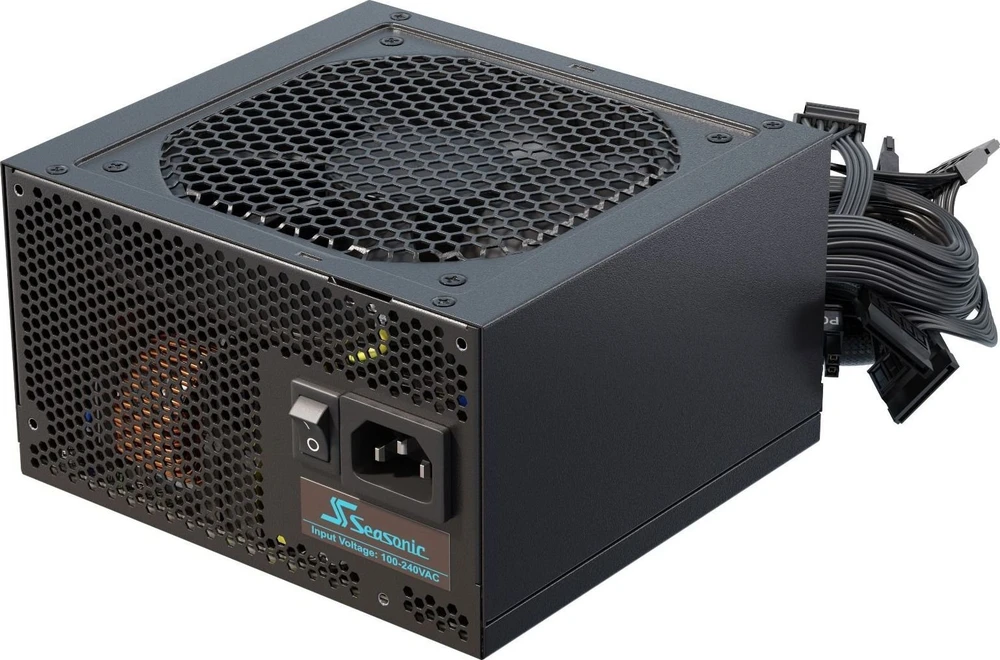 Seasonic G12 GC 80 PLUS Gold PSU – 750 Watt, juodos spalvos