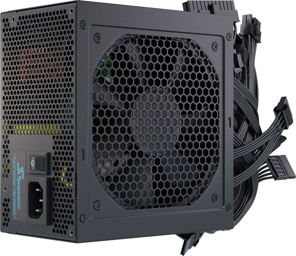 Seasonic G12 GC 80 PLUS Gold PSU – 750 Watt, juodos spalvos