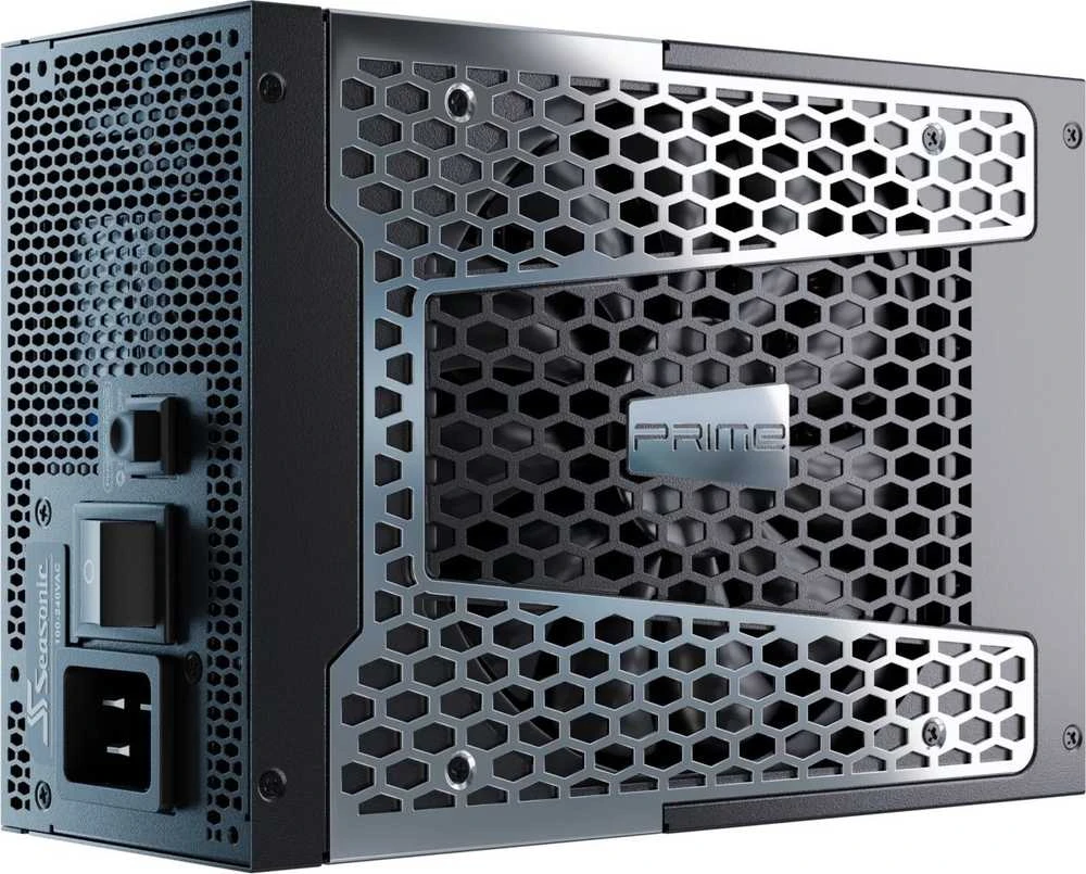 „Seasonic Prime TX-1300“, 80 PLUS Titanium maitinimo blokas, modulinis, ATX 3.1, PCIe 5.1 × 1300 vatų