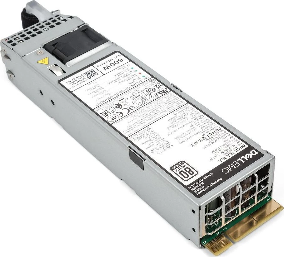 Maitinimo šaltinis serwerowy Dell 600W 80 Plus Platinum power
